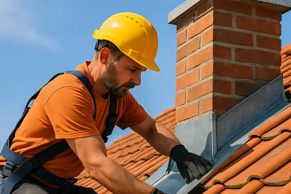 Pose d'un Velux neuf avec raccord zinc sur toiture