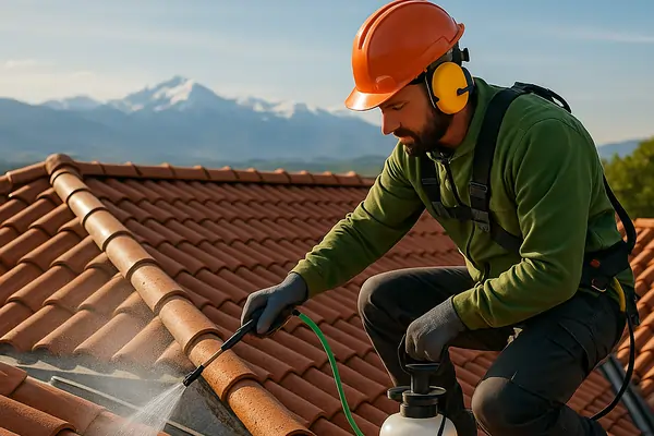 Pose d'un faîtage ventilé étanche sur toiture